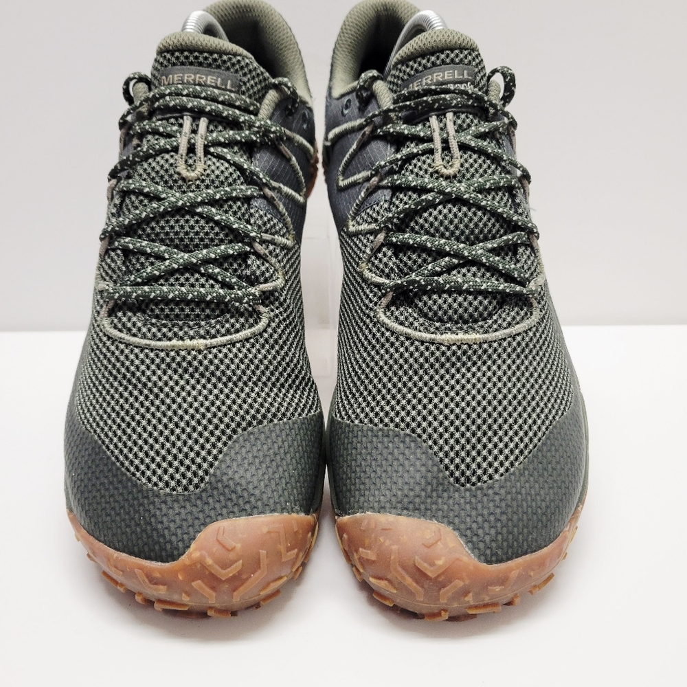 Merrell Trail Glove 7 Barefoot Hiking Shoes Men J067655 Pine Gum Vibram Size 10 - Picture 2 of 11